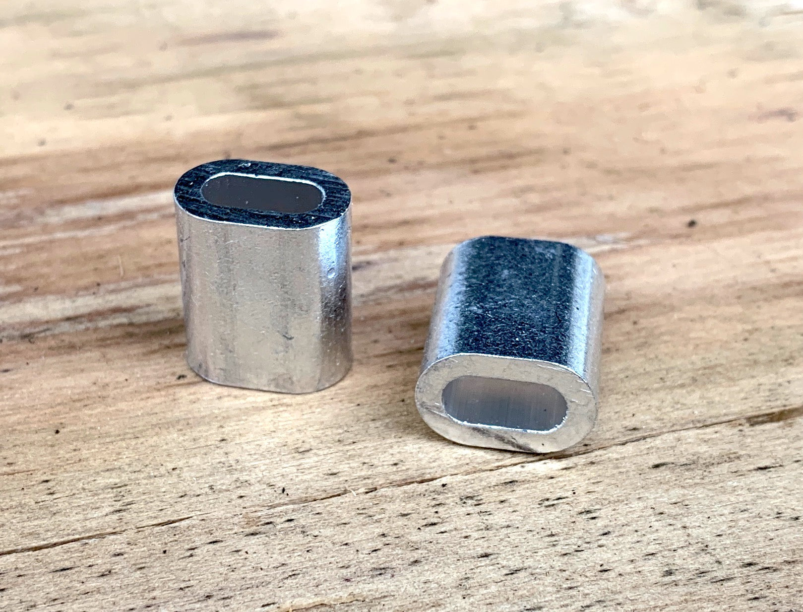 ダブルスリーブ100個4mm用（くくり罠自作用パーツ 害獣駆除 イノシシ